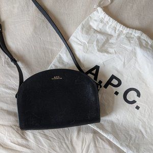 A.P.C. Demi-Lune Bag (Dark Navy)